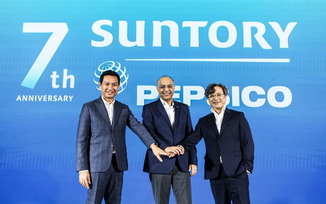 ซันโทรี่ เป๊ปซี่โค ประเทศไทย ฉลอง 7 ปีแห่งความสำเร็จ สู่เป้าหมายบริษัทเครื่องดื่มที่ผู้บริโภครักที่สุด