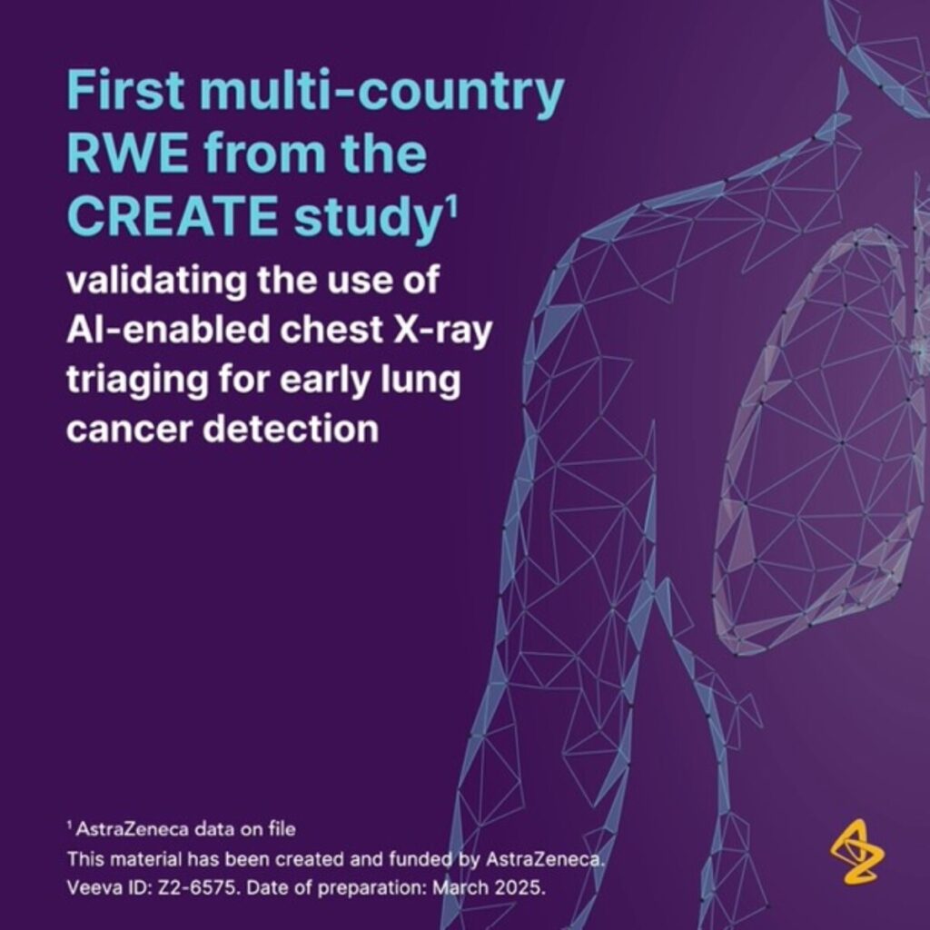 แอสตร้าเซนเนก้า เผย AI คัดกรองมะเร็งปอดจากภาพเอกซเรย์ แม่นยำสูงกว่ามาตรฐาน เสริมความมั่นคงด้านสุขภาพ