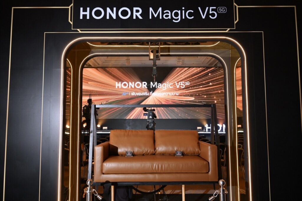 ออเนอร์เปิดตัว HONOR Magic V5 สมาร์ตโฟนจอพับที่บางที่สุดในโลก! พร้อมฟีเจอร์ AI และดีไซน์สุดพรีเมียม