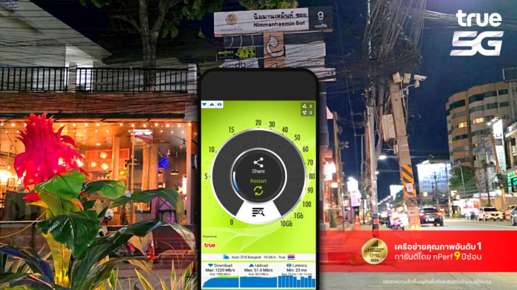ทรูยกระดับ 5G ที่เชียงใหม่: เร็วขึ้น แรงขึ้น! รับเมืองท่องเที่ยวอันดับ 1