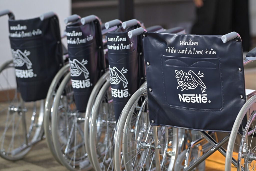 เนสท์เล่เปลี่ยนก้าวเดินเป็นวีลแชร์! พลังจากพนักงานและพันธมิตร มอบความสุขให้ผู้พิการ
