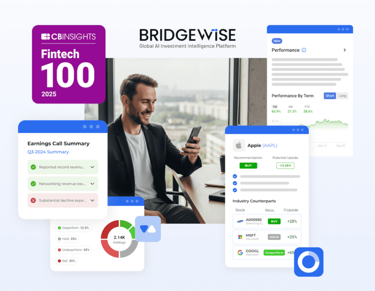 BridgeWise ผู้นำ AI วิเคราะห์การลงทุน ทะยานติด TOP 100 Fintech ระดับโลก ปี 2025 โดย CB Insights