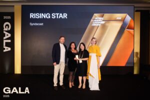 Syndacast Thailand คว้ารางวัล Rising Star Winner บนเวที Global Agency Leadership Awards 2025 ชูเอเจนซีไทยผู้นำด้านนวัตกรรมและ AI มาร์เก็ตติ้ง