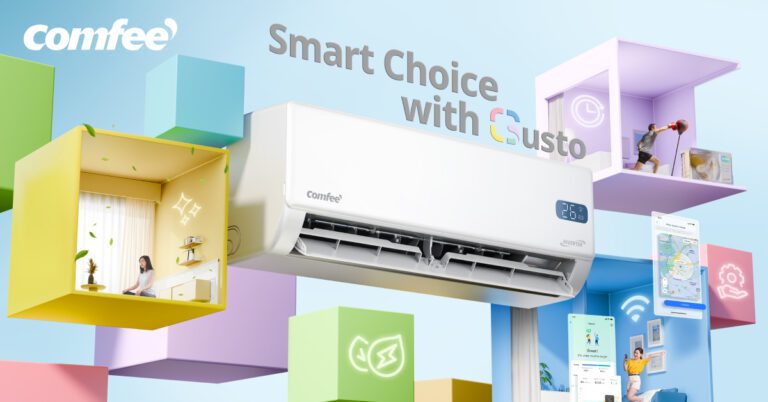 คอมฟี เขย่าตลาดแอร์ต้นปี 2569 เปิดตัว “Gusto Series” ชูจุดเด่นทำความสะอาดตัวเอง-ประหยัดพลังงาน พร้อมดึงโตชิบาดูแลหลังการขาย