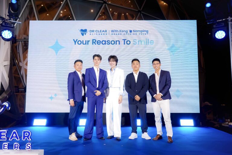 ฉีกกฎยิ้มสวย Dr Clear Aligners บุกไทย ส่งนวัตกรรมเยอรมนีผนึกกำลัง “เก่ง-น้ำปิง” เขย่าสมรภูมิจัดฟันใส
