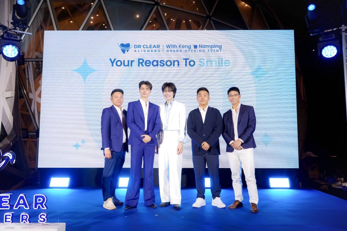 ฉีกกฎยิ้มสวย Dr Clear Aligners บุกไทย ส่งนวัตกรรมเยอรมนีผนึกกำลัง “เก่ง-น้ำปิง” เขย่าสมรภูมิจัดฟันใส