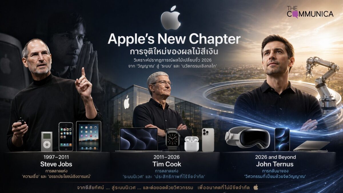 ทิศทางใหม่ Apple ในมือ John Ternus