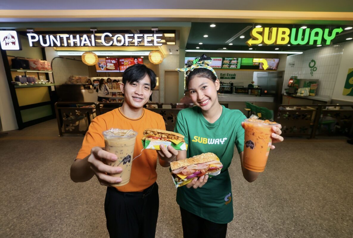 กาแฟพันธุ์ไทยจับมือกับ subway