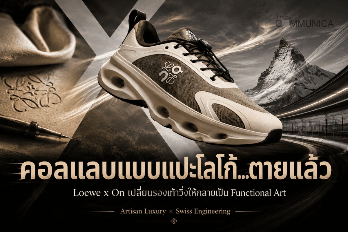 Brand Collab จากแปะโลโก้สู่สร้างอารยธรรมใหม่ Loewe x On