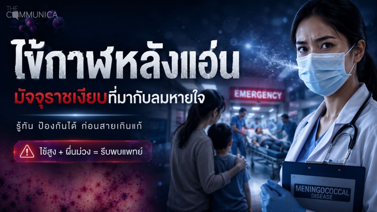 ไข้กาฬหลังแอ่นมัจจุราชเงียบที่มากับลมหายใจ