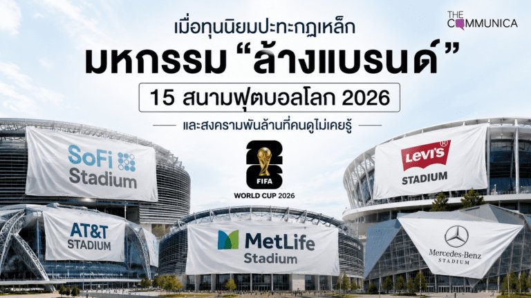ฟีฟ่าสั่งปิดป้ายแบรนด์ทั้งหมดที่ไม่ใช่ผู้สนับสนุนอย่างเป็นทางการ